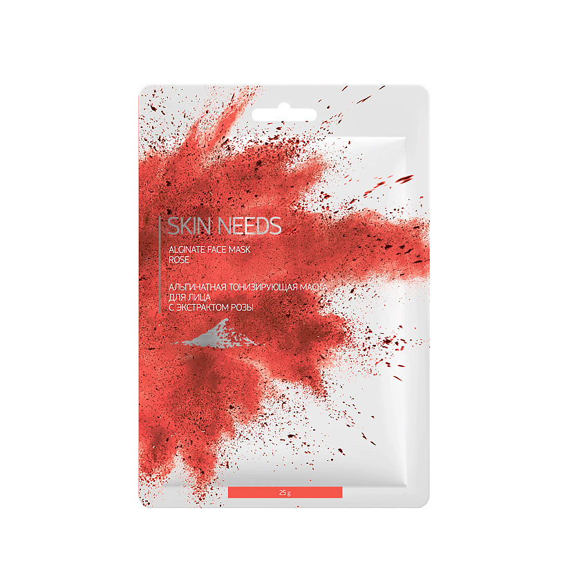 Изображение товара ЛЭТУАЛЬ Альгинатная тонизирующая маска для лица с экстрактом розы SKIN NEEDS, 1 шт.