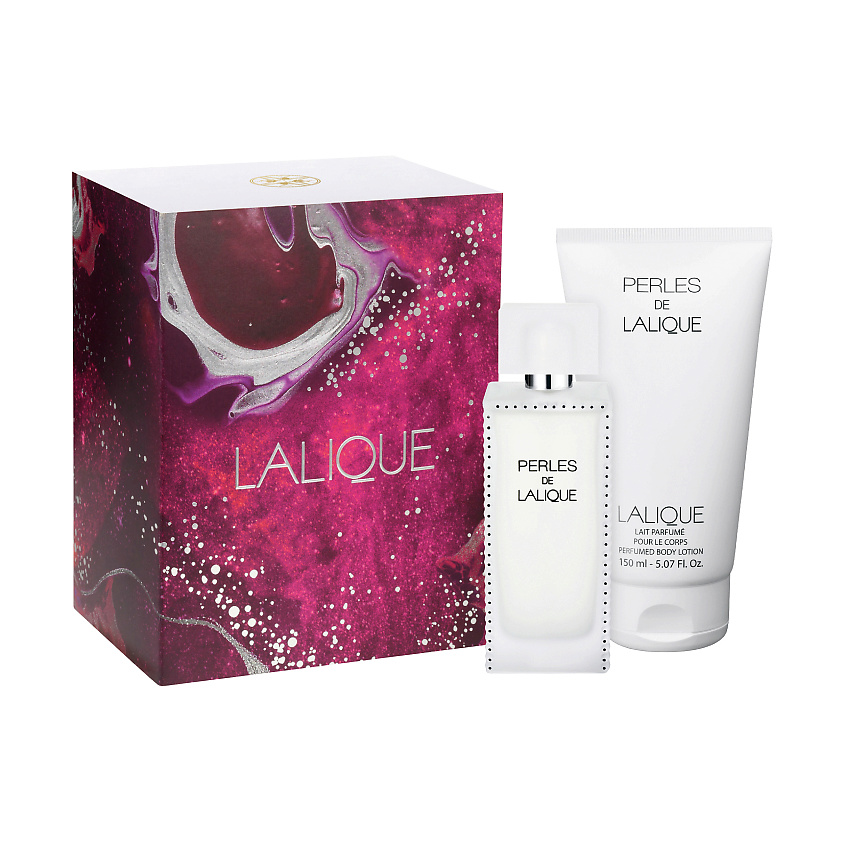 Изображение товара Набор парфюмерии Perles De Lalique - женский набор 100 мл + 150 мл
