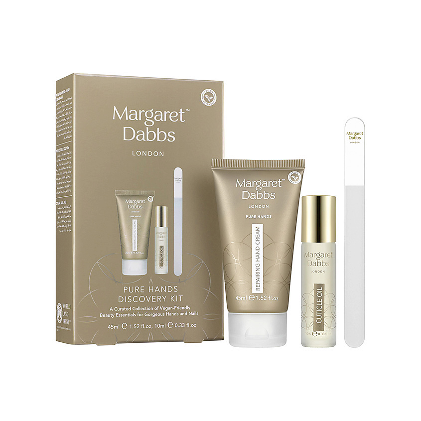 Изображение товара MARGARET DABBS Набор для рук Pure Hands Discovery Kit, 45 мл + 10 мл + 1 шт