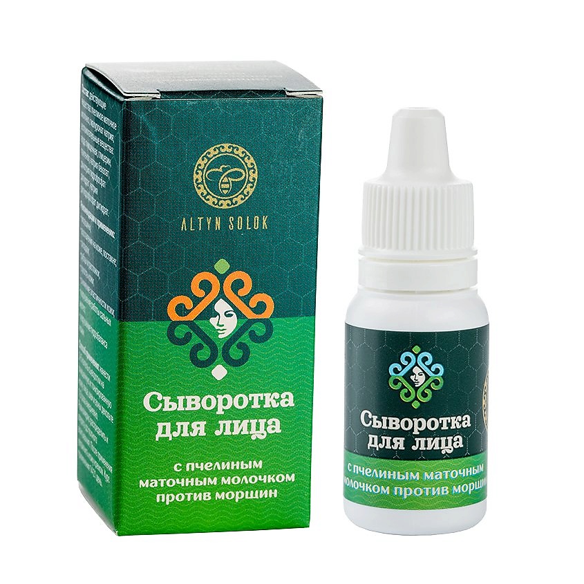 Изображение товара ALTYN SOLOK Cыворотка для лица с пчелиным маточным молочком против морщин, 10мл