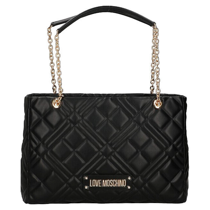 Изображение товара LOVE MOSCHINO Сумка DKK0421, цвет: Черный, размер: L – larger bag into which fits A4