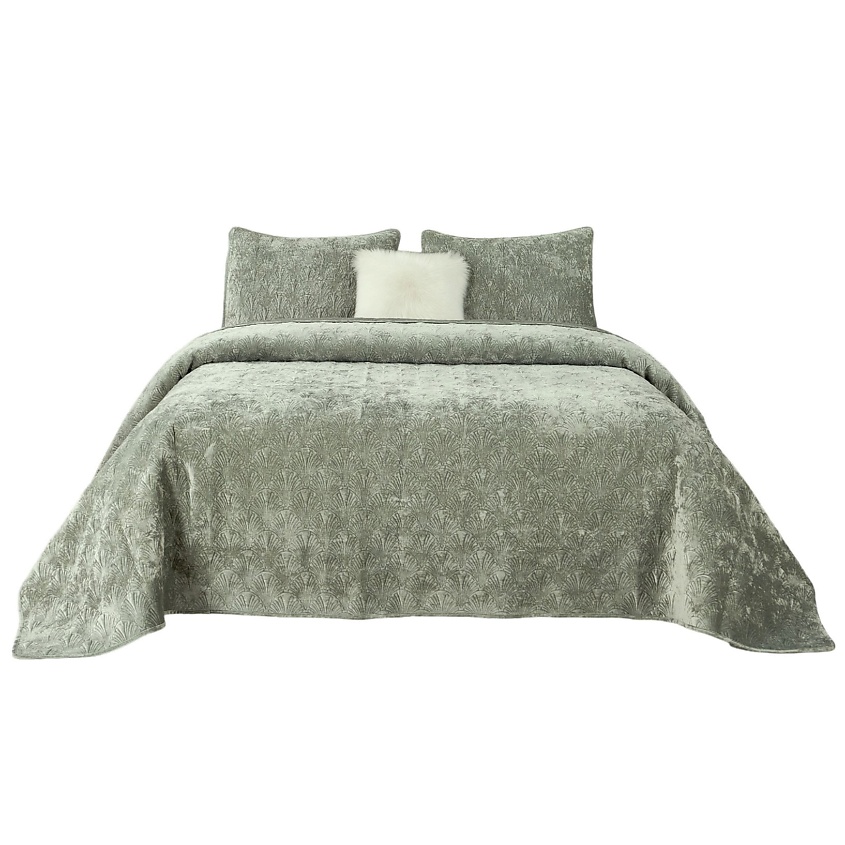 Изображение товара SOFI DE MARKO Покрывало с наволочками 240x260, Зеленый