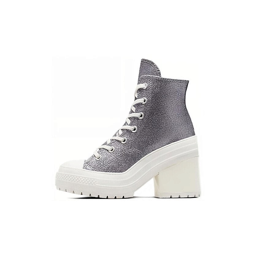 Изображение товара CONVERSE Кроссовки Chuck 70 De Luxe Durable Breathable Mid-Top Canvas Shoes Womens Gray, Размер 38