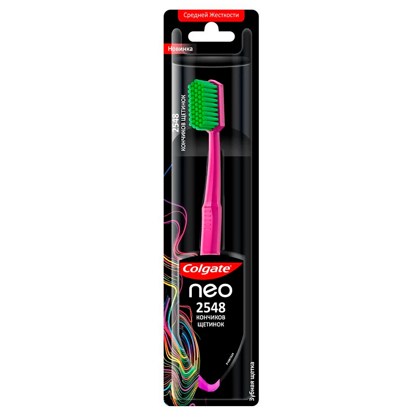 Изображение товара Зубная щетка Colgate Neo средняя жесткость ярких цветов 1 шт