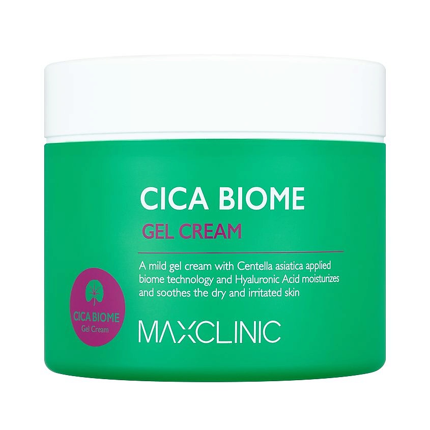 Изображение товара MAXCLINIC Гель-крем для кожи лица с Центеллой Cica Biome Gel Cream, 200 мл