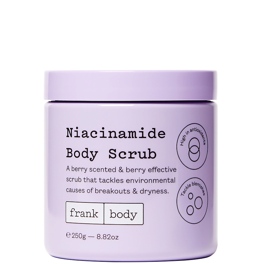 Изображение товара FRANK BODY Niacinamide Body Scrub - питательный скраб для тела 250 г