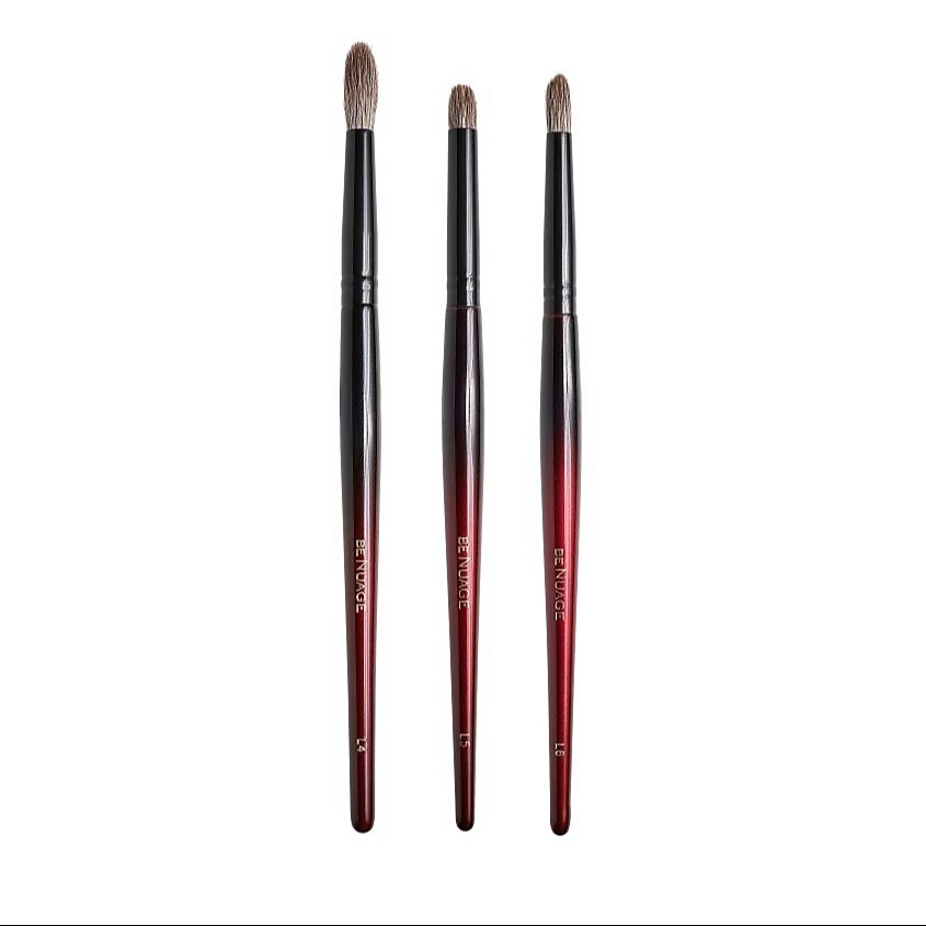Изображение товара BENUAGE Набор факельных кистей для макияжа глаз, 3 шт.