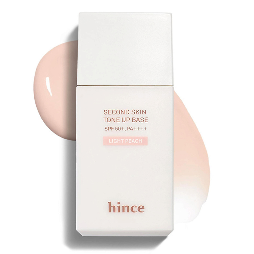 Изображение товара HINCE База под макияж Second Skin Tone Up Base SPF50+ PA++++, Light peach, 35 мл