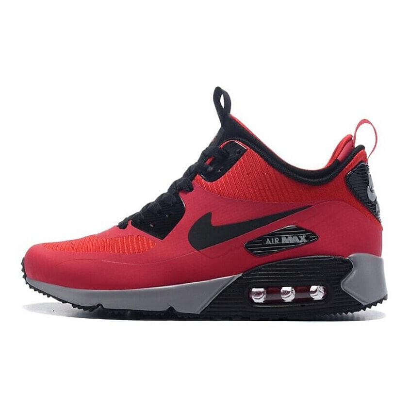 Изображение товара Мужские кроссовки Nike Air Max 90 Cushioning Wear-Resistant Mid-Top Red размер 43.0