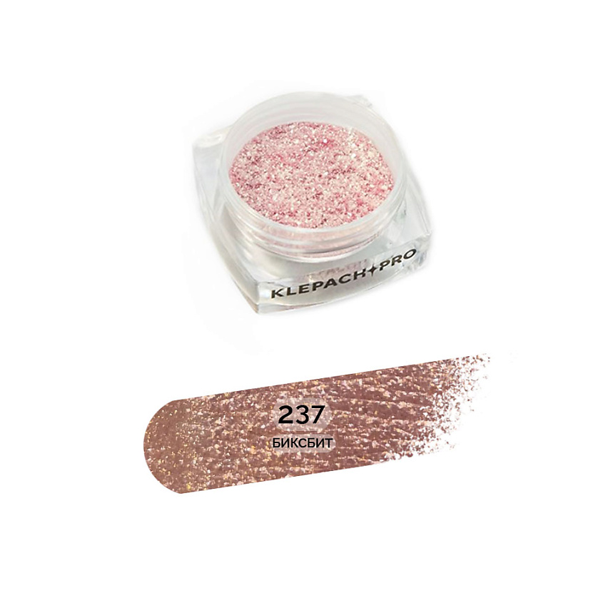 Изображение товара Минеральные рассыпчатые тени для век KLEPACH.PRO бронзовые с перламутром 237