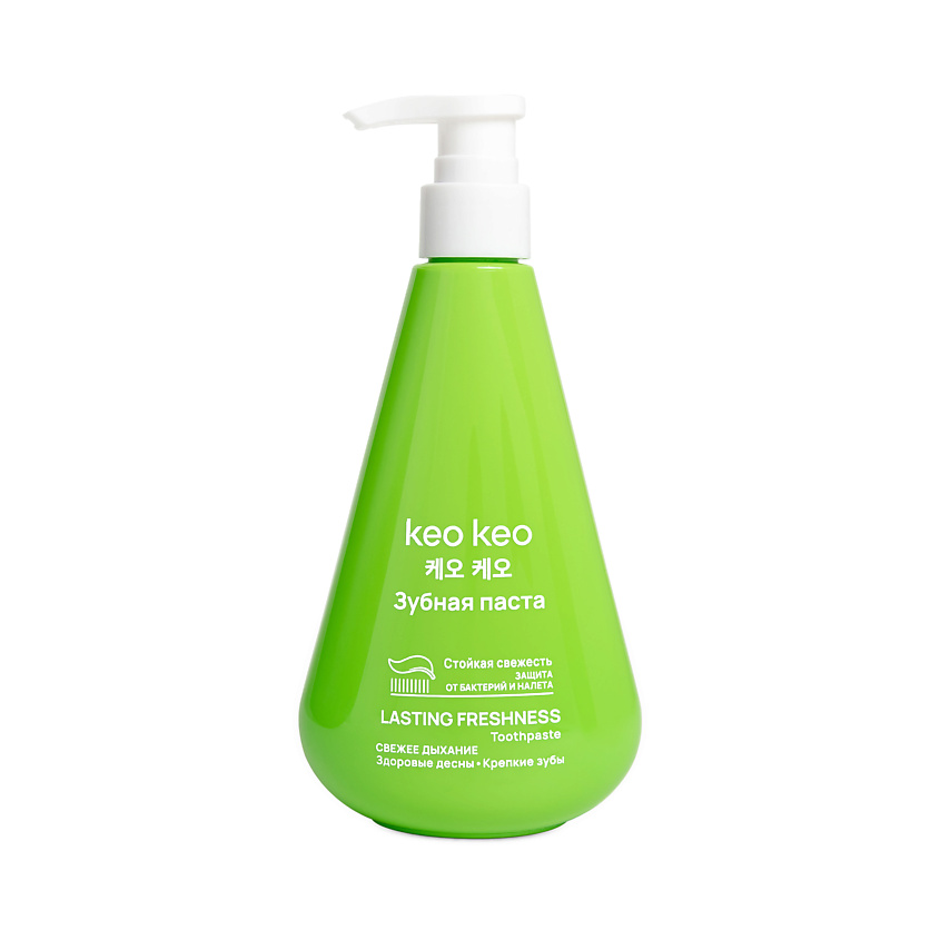 Изображение товара Кео Кео зубная паста Стойкая Свежесть с дозатором 265 г для защиты и свежести