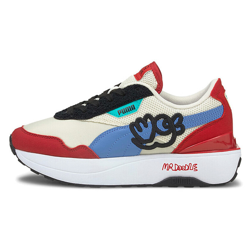 Изображение товара PUMA женские кроссовки Mr. Doodle X Cruise Rider 'Eggnog Ultramarine'