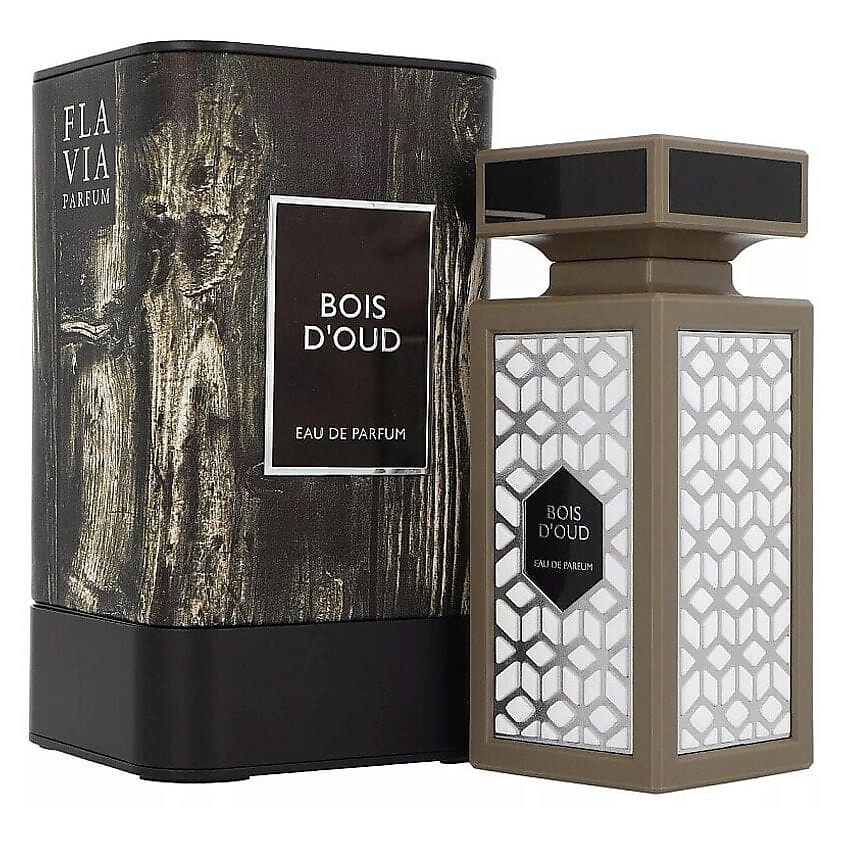 Изображение товара Мужская туалетная вода FLAVIA Bois D'Oud 90 мл аромат древесных и цветочных нот