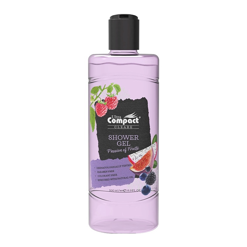 Изображение товара ULTRA COMPACT Гель для душа Фруктовая страсть 500 мл деликатное очищение и аромат