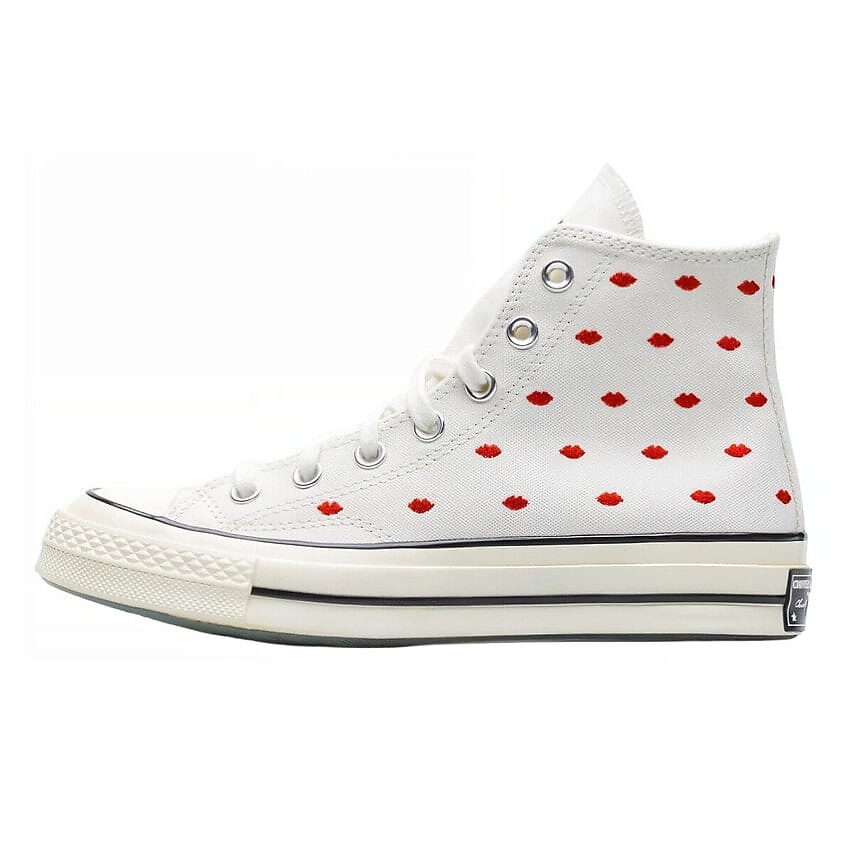 Изображение товара Кроссовки Converse Chuck Taylor All Star 70 Hi Embroidered Lips Vintage White