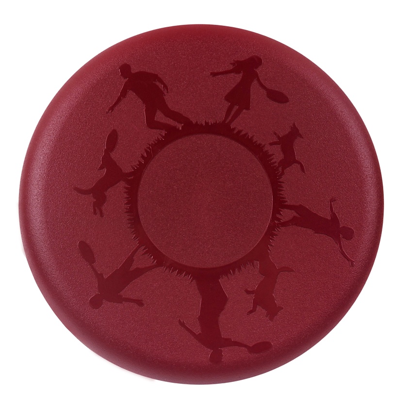 Изображение товара FORTIUS Летающая тарелка-фрисби тэп - бордовая