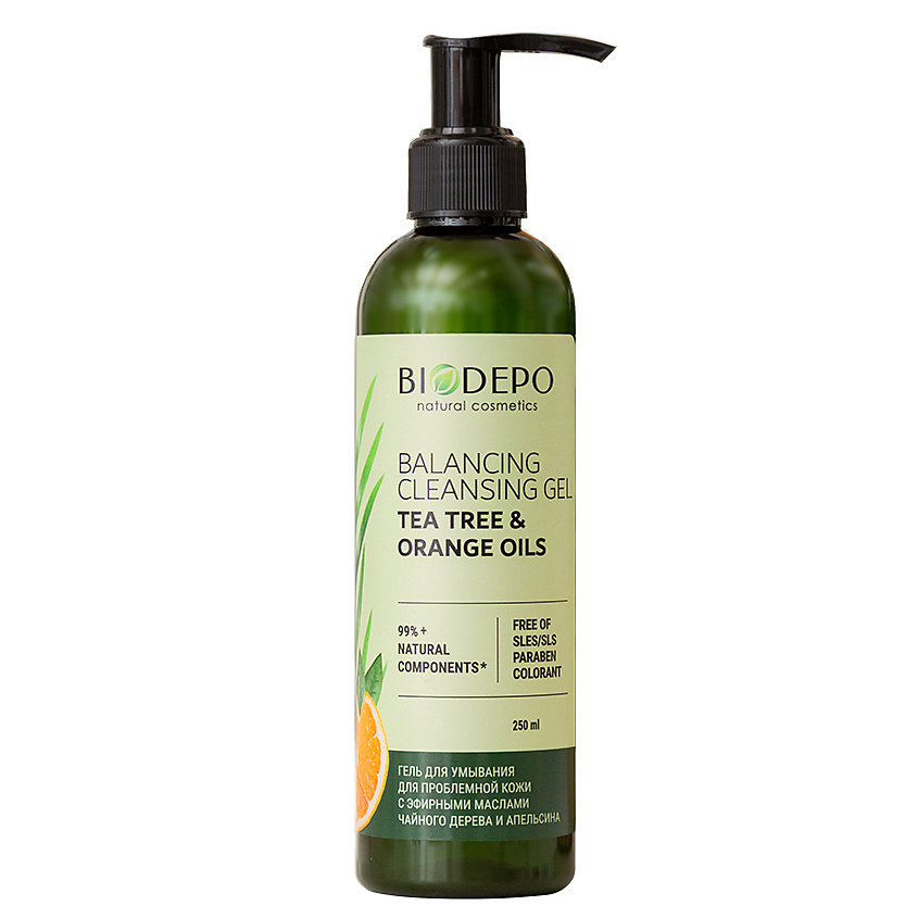 Изображение товара BIODEPO Гель для умывания для проблемной кожи с эфирными маслами