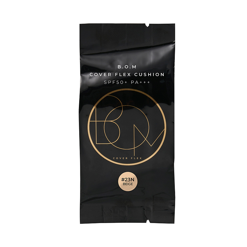 Изображение товара BOM Кушон для лица SPF50+ PA+++ COVER FLEX, рефил, #23N BEIGE 15 г