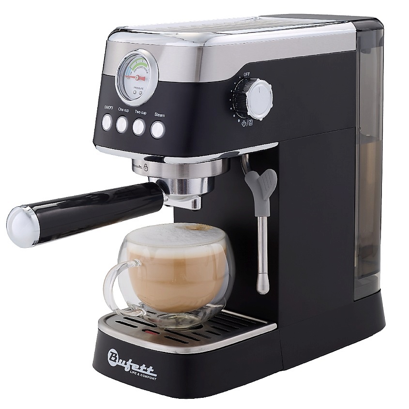 Изображение товара BUFETT Кофеварка рожковая с капучинатором, 1 шт.