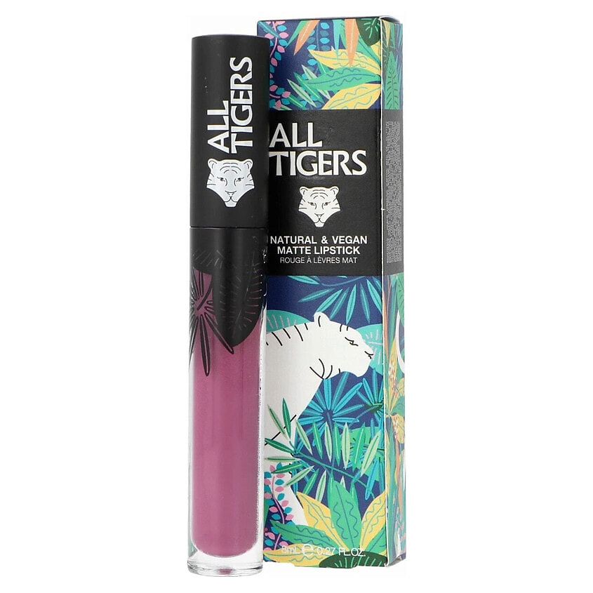 Изображение товара ALL TIGERS Жидкая губная помада Natural And Vegan Lipstick, 980 - Feel The Power