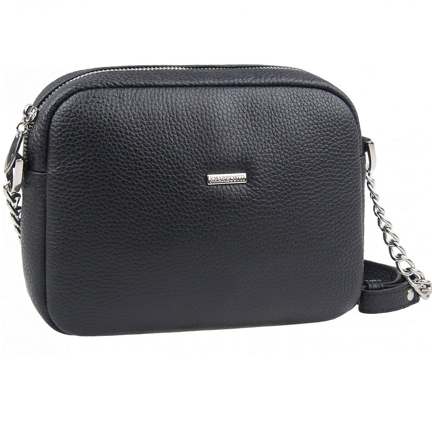 Изображение товара Женская кожаная сумка кросс-боди через плечо минимализм Россия