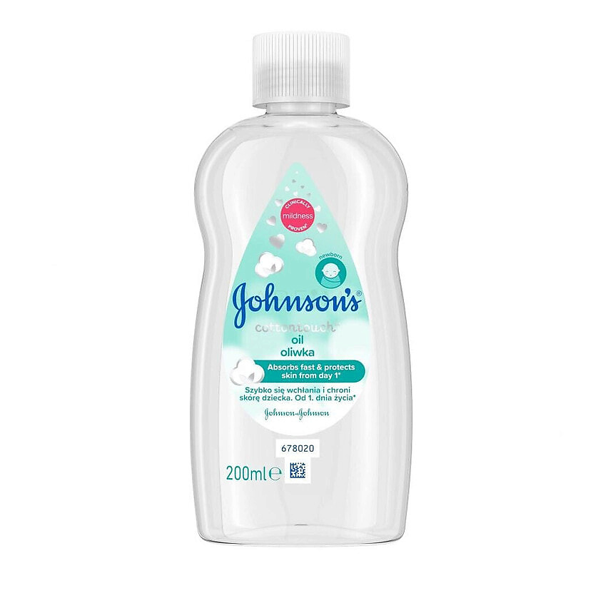 Изображение товара Детское масло Johnson's Baby CottonTouch 200 мл для увлажнения и ухода за кожей малышей