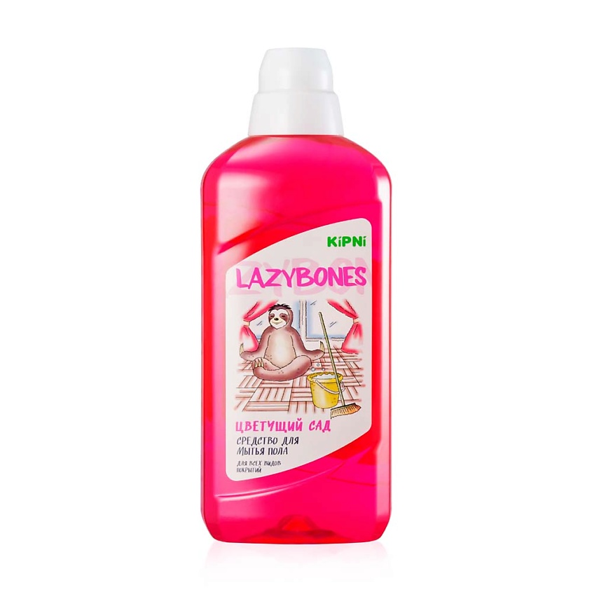 Изображение товара KIPNI Средство для мытья пола с мерным колпачком Цветущий сад, 1000 мл