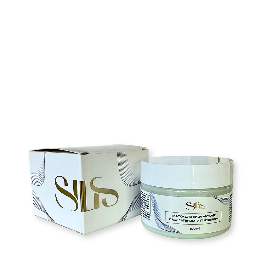 Изображение товара SILIS Маска для лица Anti age с коллагеном и гирудином, 1 шт.