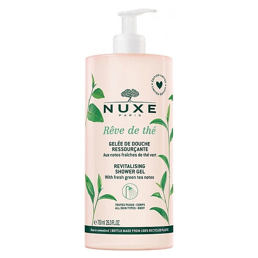 Изображение товара NUXE Освежающий гель для душа Reve de The Revitalizing Shower Gel, 750 мл