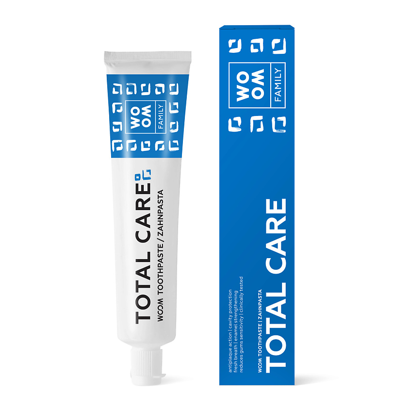 Изображение товара WO OM Зубная паста с фтором Family TOTAL CARE, 1 шт.