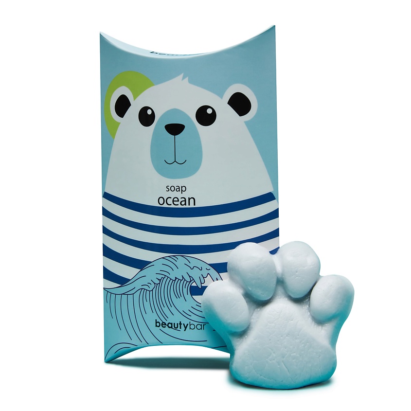 Изображение товара BEAUTY BAR Конжаковое мыло для умывания с ароматом океана, 1 шт.