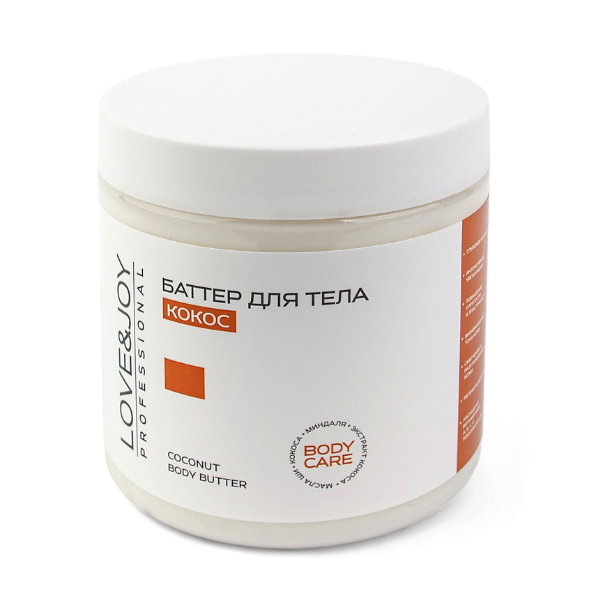Изображение товара LOVE&JOY КРЕМ-БАТТЕР С АРОМАТОМ КОКОСА, 1 шт.