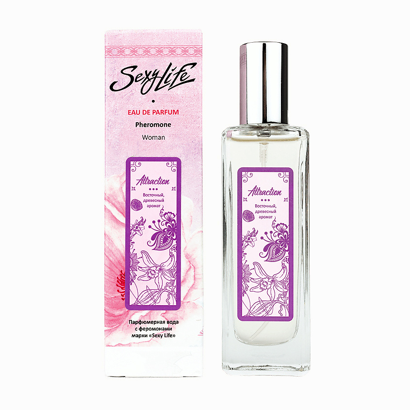 Изображение товара SEXY LIFE Парфюмерная вода с феромонами "Attraction", 30 мл
