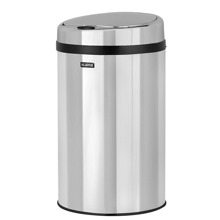 Изображение товара LAIMA Ведро мусорное сенсорное крышка серебро, Серебряный