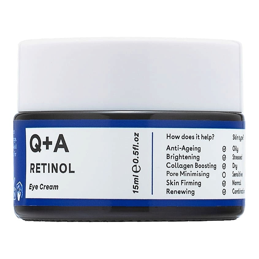 Изображение товара Q+A Крем для области вокруг глаз Retinol Eye Cream, 15 мл