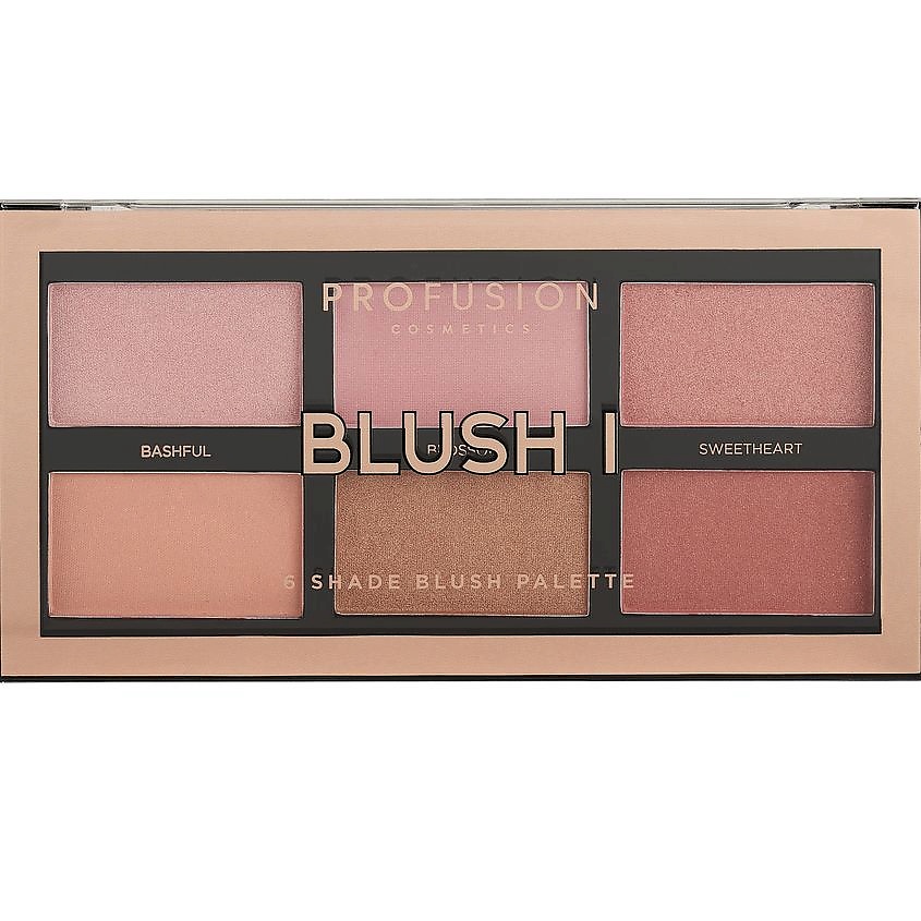 Изображение товара Палетка для макияжа лица PROFUSION Blush 110 г с румянами и хайлайтером