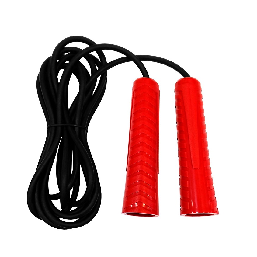 Изображение товара FORTIUS Фитнес скакалка, Красный, черный, комбинированный