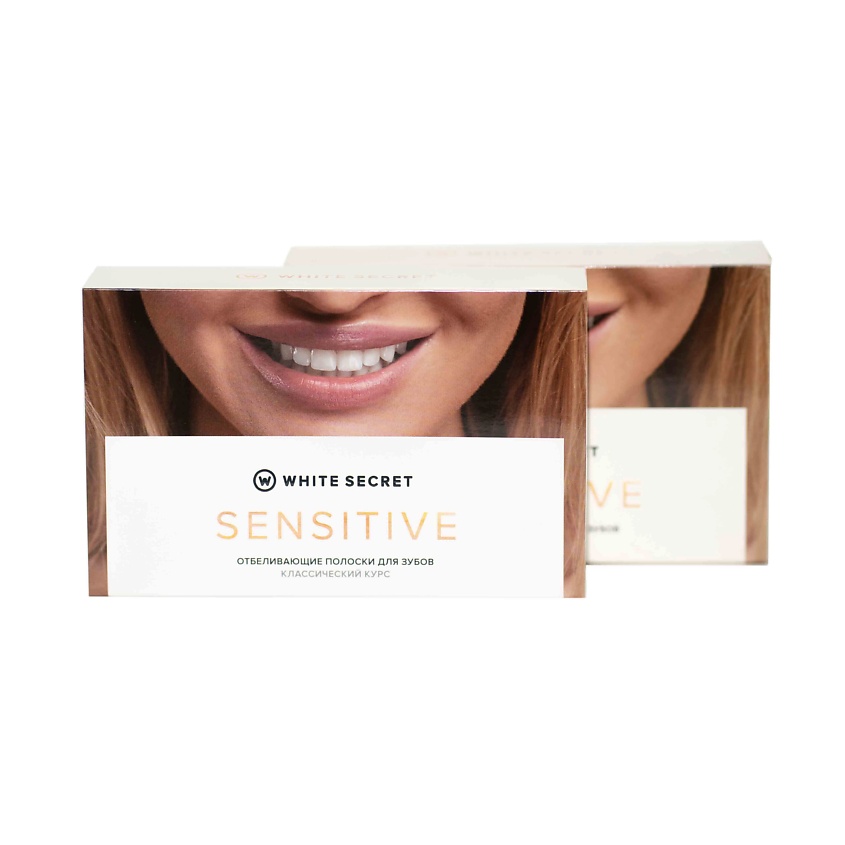 Изображение товара WHITE SECRET Полоски для домашнего отбеливания зубов "Sensitive", 1 шт.