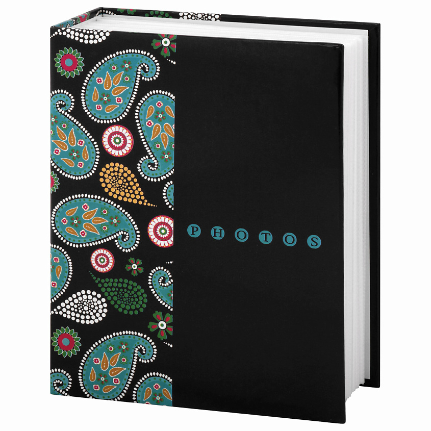 Изображение товара BRAUBERG Фотоальбом на 304 фотографии 10х15 см, Пейсли, Тип листов: полипропиленовые листы с карманами. Макс. количество фотографий: 304 шт. Размер фотографий: 10х15 см. Тип обложки: твердая. Количество листов: 76 шт. Размер листа: 17,5х22 см.