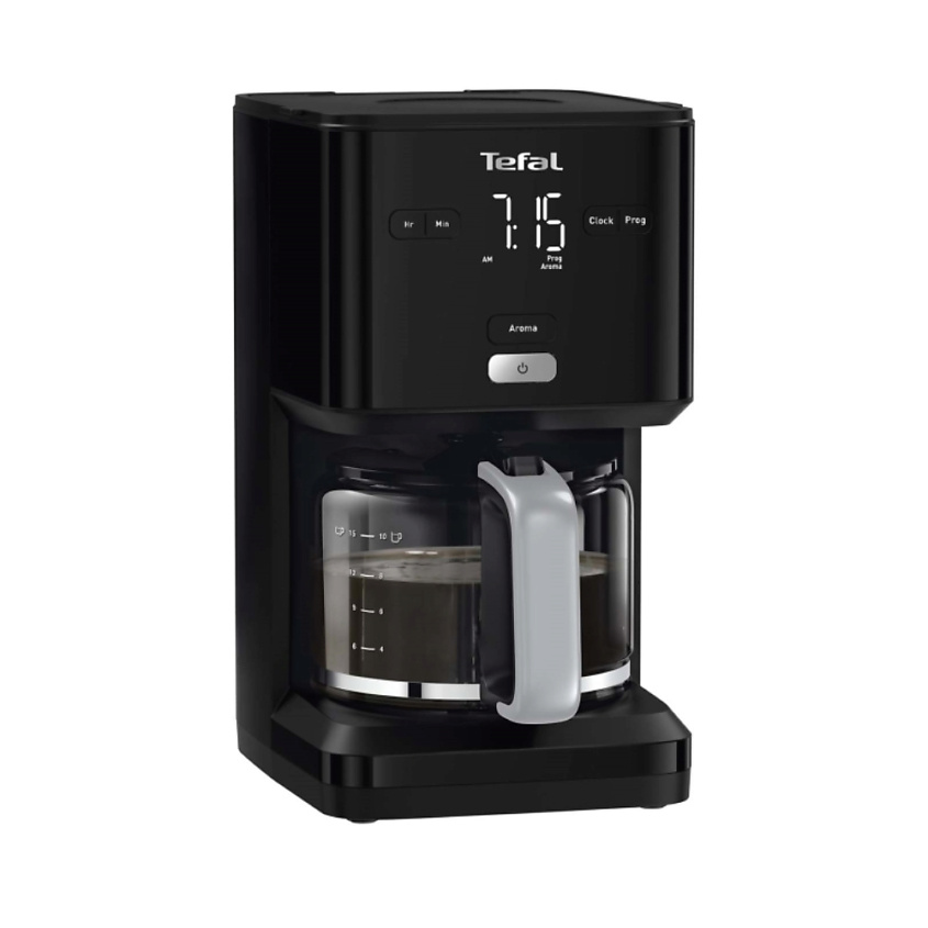 Изображение товара TEFAL Кофеварка капельная Smart&Light CM600810, Черный