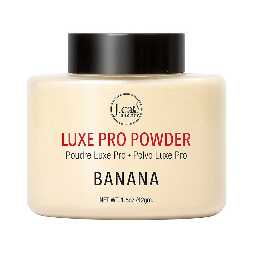 Изображение товара Пудра для лица рассыпчатая Luxe Pro Banana 42 г матовая, фиксирующая, для женщин