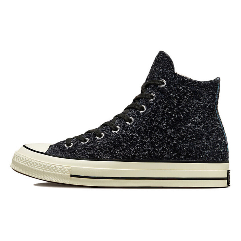 Изображение товара CONVERSE Кроссовки Chuck Taylor All Star 70 Hi Black Hairy Suede, Размер 37