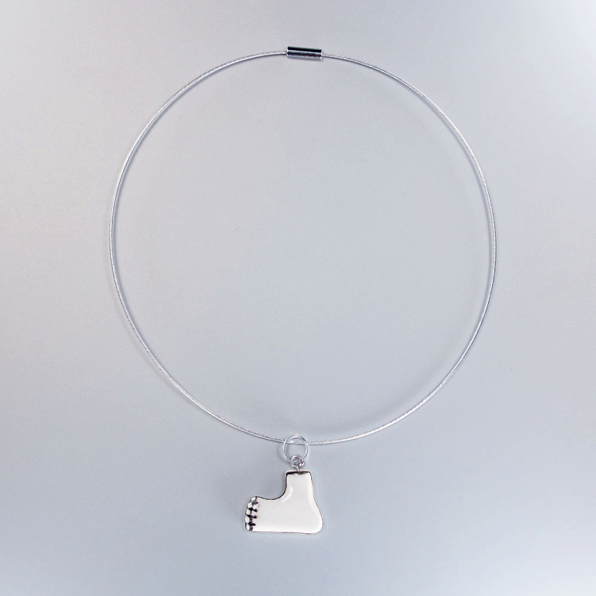 Изображение товара Колье с подвеской LA PALME ARTISAN CERAMICA авторское ручная работа белое