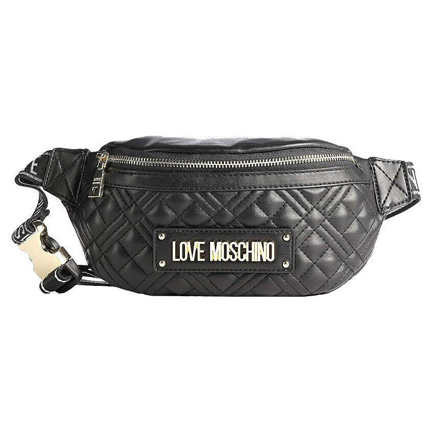 Изображение товара Стильная женская сумка LOVE MOSCHINO CLA0000 из синтетического материала черного цвета