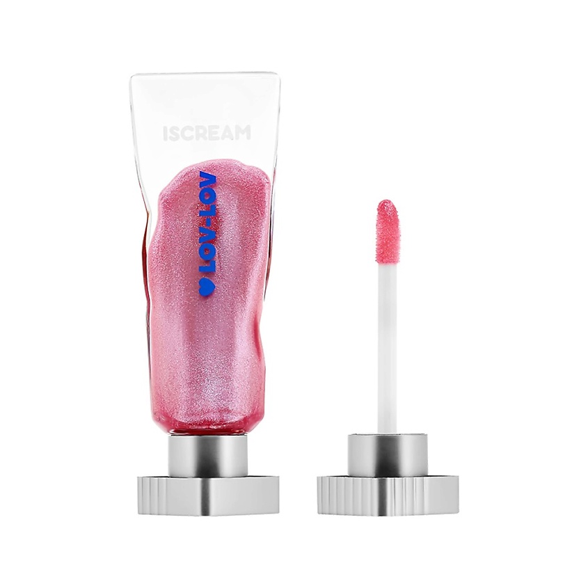 Изображение товара ISCREAM Блеск для губ LOV-LOV с глиттером, тон 03