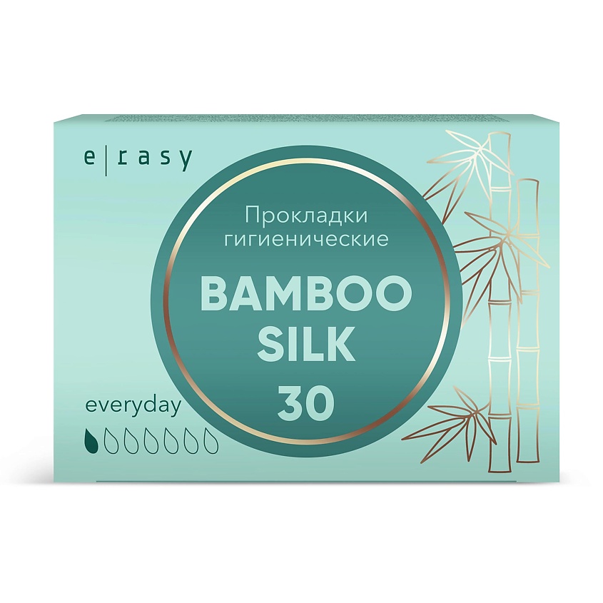 Изображение товара Ежедневные прокладки BAMBOO SILK 30 шт натуральные для чувствительной кожи