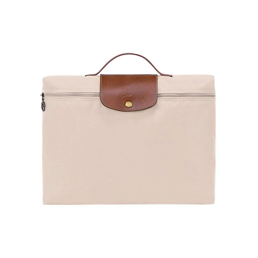 Изображение товара LONGCHAMP Сумка Le Pliage Green Canvas paneled Calfskin Trim Canvas Bag Trumpets Men's Beige, Бежевый