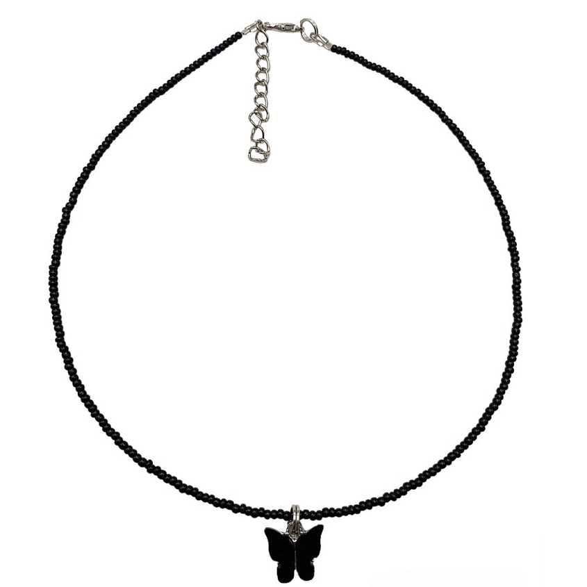 Изображение товара Элегантный женский чокер из бисера с натуральными бусинами и регулируемой длиной