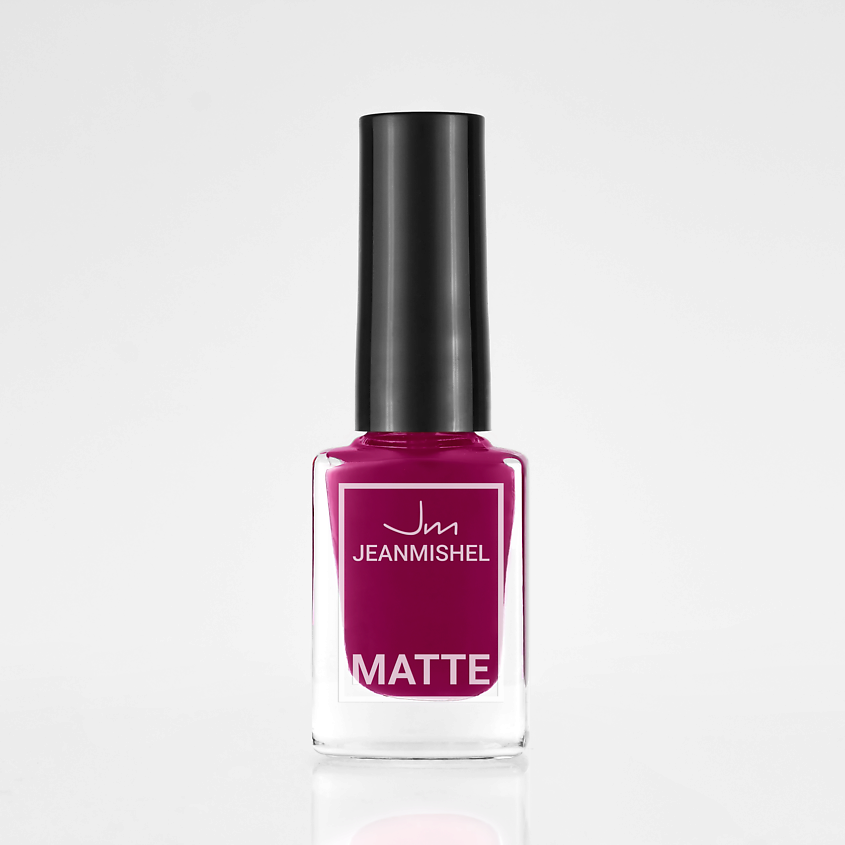 Изображение товара JEANMISHEL Лак для ногтей матовый яркий рубин 6 мл стойкий и яркий эффект