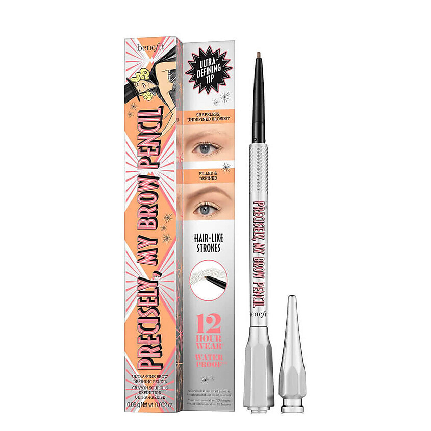 Изображение товара BENEFIT Карандаш для бровей Precisely, My Brow, 5 Warm Black-Brown
